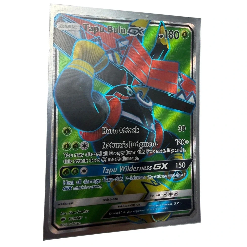Pokemon Tapu Bulu GX 130/147 Sun & Moon Burning Shadows Ultra Rare Holo Card